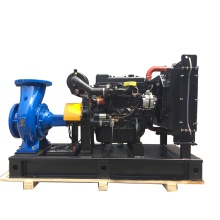 Bomba de agua limpia horizontal de 43kW Diesel Motor 4 pulgadas de succión de succión para riego